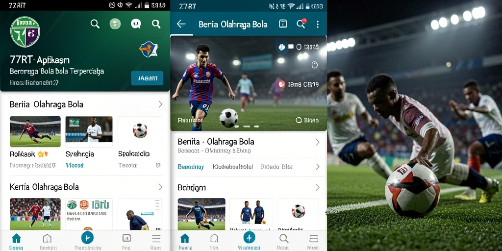 Tampilan antarmuka 77RT yang user-friendly dan informatif.