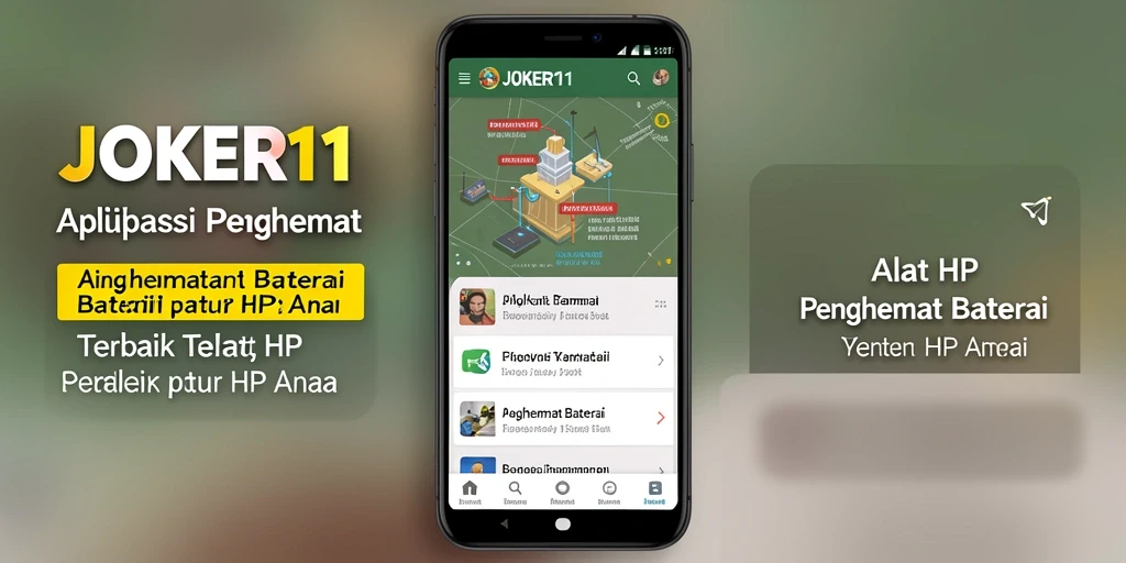 Antarmuka JOKER11 yang menarik untuk penghematan baterai.