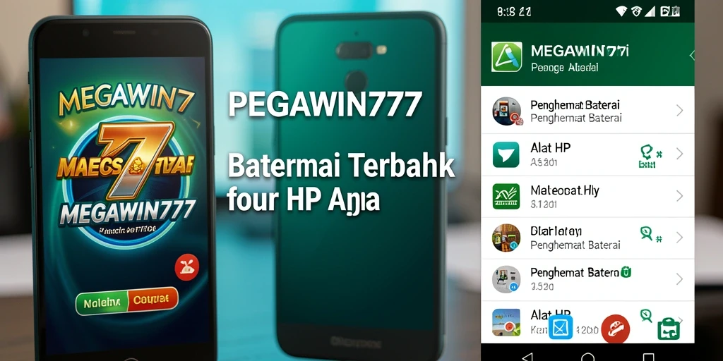 Antarmuka aplikasi MEGAWIN777 yang intuitif untuk penghematan baterai.