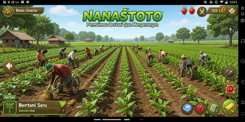 Tampilan antarmuka NANASTOTO yang memukau dan ramah pengguna.
