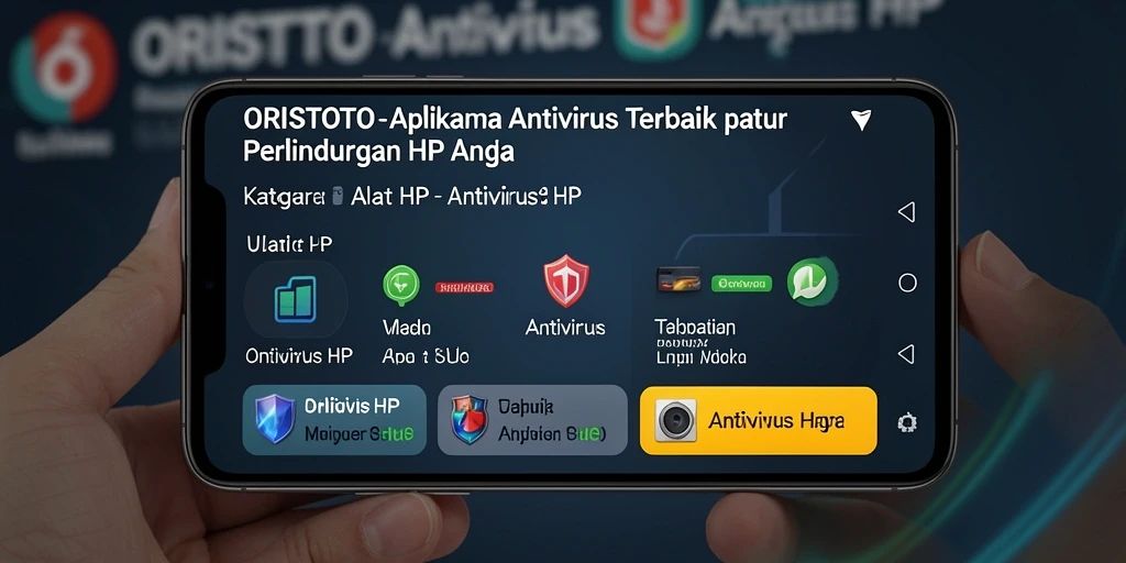 Antarmuka intuitif dari aplikasi ORISTOTO menunjukkan fitur keamanan yang lengkap.