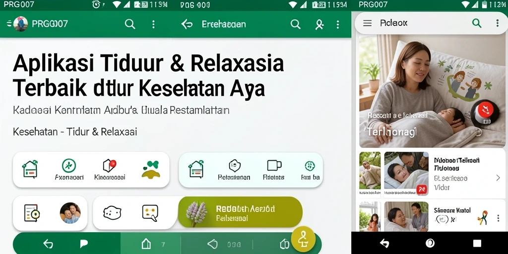 Tampilan antarmuka PRG007 yang sederhana dan menenangkan.