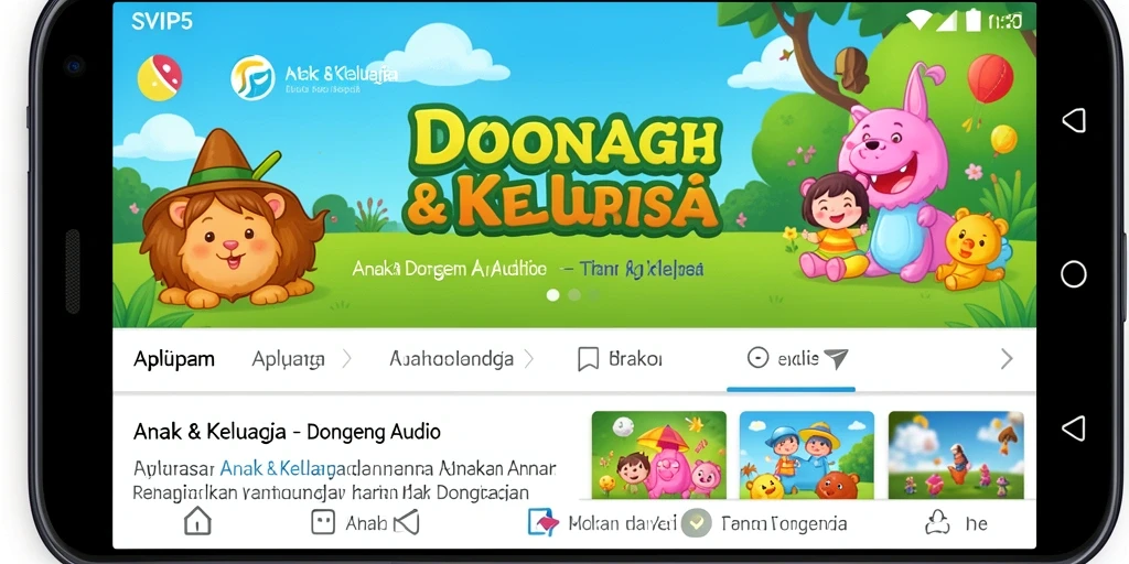 Antarmuka aplikasi SVIP5 yang menarik dan mudah digunakan.